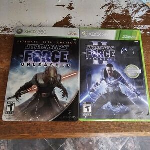 Force unleashed collectors edition and force unleashed 2 for Xbox 360